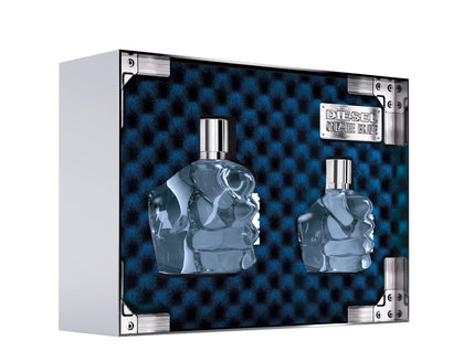 Diesel ONLY THE BRAVE Men's Set, 4.2 oz Eau de Toilette, 1.1 oz Eau de Toilette