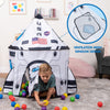 JOYIN Rocket Ship Play Tent Pop up Play Tent Kids Indoor Outdoor Spaceship Playhouse Tent Set