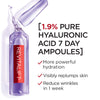 L'Oreal Paris Revitalift Derm Intensives Hyaluronic Acid Serum Ampoules 7 Day Boost Pure Hyaluronic Acid Anti-Aging Ampoules to visibly replump skin in 7 days, 7 Ampoules, 0.28 fl; oz.