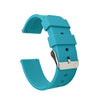 BARTON WATCH BANDS 16mm Aqua Blue Soft Silicone Quick Release Straps