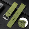 Nylon Quick Release Watch Band 20mm 22mm - Rugged Military Watch Bands for Women Men Soft Sport Watch Strap Replacement (22mm, Army Green)