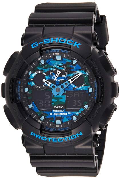 Casio G-Shock Graphic Dial Resin Quartz Men's Watch GA100CB-1A