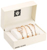 Anne Klein Women's Bangle Watch and Premium Crystal Accented Bracelet Set