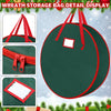 Wesnoy 6 Pcs Christmas Wreath Storage Container 24/30/36