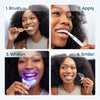 Snow Teeth Whitening Kit with LED Light,3 Whitening Wands, LED Mouthpiece, Shade Guide,Complete at-Home Teeth Whitener System