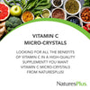 NaturesPlus Vitamin C Micro-Crystals - 5000 mg, 8 oz Vegetarian Powder - Unflavored - Natural Immune Support Supplement, Antioxidant, Free-Radical Defense - Gluten-Free - 45 Servings