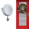 Nearly Invisible Wreath Hangers for Front Door by ZipnHang - Over The Door Hanger & Door Wreath Hanger for Front Door Decor - Works on Glass Doors, Screen Doors, Storm Doors