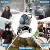 Stroller Rain Cover,Universal Stroller Accessory,Waterproof,Windproof Protection,Protect from Dust Snow,Baby Travel Weather Shield,Clear