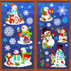 Christmas Window Clings for Glass Windows Snowman Christmas Window Stickers for Glass Snowflake Window Clings for Glass Windows Christmas Window Decorations 6 Sheet Window Clings Christmas Decorations