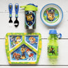 Zak Designs Paw Patrol Dinnerware Set Includes Melamine 3-Section Divided Plate and Utensil Made of Durable Material and Perfect for Kids, 3 Piece Set, Paw Patrol Boys 3pc