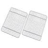 Checkered Chef Cooling Rack - Set of 2 Stainless Steel, Oven Safe Grid Wire Cookie Cooling Racks for Baking & Cooking - 8 x 11 ¾