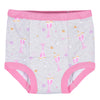 Gerber Baby Girls Infant Toddler 4 Pack Potty Training Pants Underwear Lavender and Pink 3T