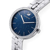 SWAROVSKI Women's Cosmopolitan Watch, Metal bracelet, Blue, Stainless steel