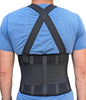 Lower Back Brace with Suspenders | Back Support Belt for Men & Women | Adjustable Work Back Brace for Moving Construction Warehouse Heavy Lifting & other Industrial Activities Safety & Protection XL