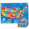 United States Puzzle for Kids - 70 Piece - USA Map Puzzle 50 States with Capitals - Childrens Jigsaw Geography Puzzles Ages 4-8, 5-7, 4-6 - US Puzzle Maps for Kids Learning & Educational Toys Gifts