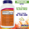 NOW Foods Extra Strength Biotin 10000mcg / 10 mg - 200 Count - Hair, Skin, Nail - Supplement for Men and Women - B7 Vitamin - Vegetarian, Vegan, Non-GMO