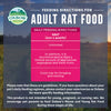 Oxbow Essentials Adult Rat Food - All Natural Adult Rat Food - Veterinarian Recommended- Made in the USA- Rich in Natural Vitamins & Minerals- No Artificial Ingredients- 3 lb.