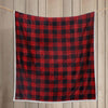 Eddie Bauer - Throw Blanket, Reversible Sherpa Fleece Bedding, Buffalo Plaid Home Decor for All Seasons (Red Check, Throw)