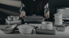 KOOV Ceramic Bakeware, 8x8 Baking Dish, Square Baking Pan, Ceramic Baking Dish, Brownie Pans for Cake Dinner, Kitchen, Texture Series (Gray)