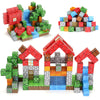 102PCS Magnetic Blocks World Set for Boys & Girls - Pixel Magnet Building Blocks Forest for Kids Age 3+ Education Sensory Games - Construction Toys Birthday