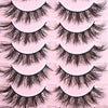 FARRED Fluffy Natural Lashes Cat Eye Lashes 8D Eyelashes Short Mink Eye Lashes Wispy False Eyelashes 14 Pairs Faux Mink Strip Fake Lash Pack for Daily Makeup (F10 | 9-15mm)