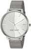 Nine West Women's Sunray Dial Mesh Bracelet Watch