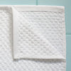 COTTON CRAFT- Euro Spa Set of 4 Luxury Waffle Weave Bath Towels, Oversized Pure Ringspun Cotton, 30 inch x 56 inch, White