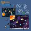 Magnetic Portable Playboard Solar System Planet Outer Space Play Create Scene Educational Teaching Playset(39 Pcs)