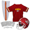 Franklin Sports Kansas City Chiefs Kids Football Uniform Set - NFL Youth Football Costume for Boys & Girls - Set Includes Helmet, Jersey & Pants - Medium