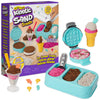 Kinetic Sand Scents, Ice Cream Treats Playset with 3 Colors of All-Natural Scented Play Sand & 6 Serving Tools, Sensory Toys, Christmas Gifts for Kids