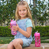 Bentgo® Kids Water Bottle 2-Pack - New, Improved 2023 Leak-Proof BPA-Free 15 oz Cups for Toddlers & Children Flip-Up Safe-Sip Straw School, Sports, Daycare, Camp (Rainbows Butterflies/Fairies)