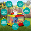 Kiddey Ball Pit Play Tent for Kids | Fun Ball Pits for Children, Toddlers, and Babies | Fill Playhouse with Plastic Balls Idea | Indoor & Outdoor Foldable Baby Tent (Balls Not Included)