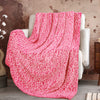 ZHIKU Blanket Pink Throw Soft Fleece Blankets Throw Blanket Lightweight 50