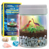 NATIONAL GEOGRAPHIC Dinosaur Terrarium Kit for Kids - Multicolor Light Up Terrarium Kit for Kids, Build a Dinosaur Habitat with Real Plants & Fossils, Science Kit, Dinosaur Toys for Kids, Kids Science