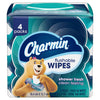 Charmin Flushable Wipes, 4 packs, 40 Wipes Per Pack, 160 Total Wipes