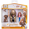 Wizarding World Harry Potter, Magical Minis Hermione and Rubeus Hagrid Friendship Set with Creature, Kids Toys for Ages 5 and up