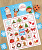 Funnlot Christmas Bingo for Kids Christmas Bingo Game for Large Group Holiday Bingo Christmas Bingo Game for 24 Players Xmas Gifts for Preschool Classroom Family Activity Snowman Bingo