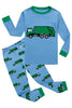 kikizye kids garbage truck pajamas little boys long sleeve cotton pjs children trash truck jammies size 4t