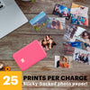 KODAK Step Instant Color Photo Printer with Bluetooth/NFC, Zink Technology & KODAK App for iOS & Android (Pink) Prints 2x3 Sticky-Back Photos.