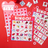 JOYIN 28 Players Valentine's Day Bingo Set, Bingo Game Cards for Kids Party Card Games, School Classroom Games, Valentine Party Supplies, Family Activity