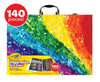 Crayola Inspiration Art Case Coloring Set - Rainbow (140ct), Art Kit For Kids, Toys for Girls & Boys, Holiday Gift For Kids [Amazon Exclusive]