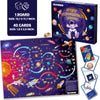 3X Set Learning Board Games for Kids 6-8 - Educational Trivia Cards Ages 8-12 by QUOKKA - | Travel United States | World Map | Explore Outer Space | - Gift for Children and Teens 4-8