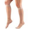 Truform Sheer Compression Stockings, 15-20 mmHg, Women's Knee High Length, Dot Pattern, Nude, Medium