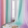 XiDi Unicorn Room Decor for Girls Bedroom, Purple Green Curtains for Kids Rooms, Girls Room Curtains Window Drapes 42 Inchs Long 34 inches Wide 1 Panel