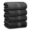 Ariv Towels 4-Piece Large Premium Cotton Bamboo Bath Towels Set for Sensitive Skin & Daily Use- Soft, Quick Drying & Highly Absorbent for Bathroom, Gym, Hotel & Spa- 30