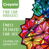 Crayola Fine Line Markers For Adults (40 Count), Fine Line Markers For Adult Coloring Books, Thin Markers, Gift for Teens [Amazon Exclusive]