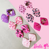 Luv Her Barbie Kids Bows - Hair Accessories Gift Set - Princess Hair Bows - 7 Pcs 4 Inch Bundle - Hair Bows for Girls - Barbie Hair clip - Alligator Clip - Ages 3 +