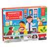 Petit Collage Magnetic Play Scene, Pet Hospital - Magnetic Game Board with Mix and Match Magnetic Animal Friends, Ideal Ages 3+ - Includes 2 Scenes and 50 Animal Magnet Pieces