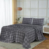 RUVANTI Flannel Sheets Queen Size - 100% Cotton Brushed Flannel Bed Sheet Sets - Deep Pockets 16 Inches (fits up to 18