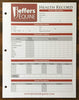 JeffersEquine Horse Health Records Horse Health Chart - 3 Pack